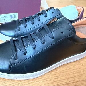 BRUNO MAGLI Black Chile Leather Men's Dress Sneakers Size 10.5 BRAND NEW